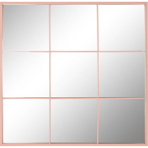 Miroir Fenêtre Esprit Scandinave Rose Poudré Déco Pastel