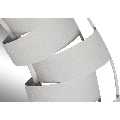 Miroir Mural Beige Moderne En Métal Effet Froissé Décoratif