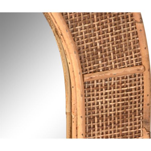 Miroir En Rotin Naturel Style Scandinave Esprit Authentique