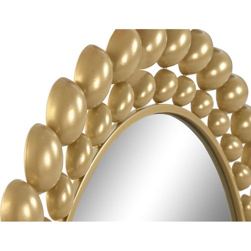 Miroir Rond Doré Design En Fer Et Verre Style Glamour Chic