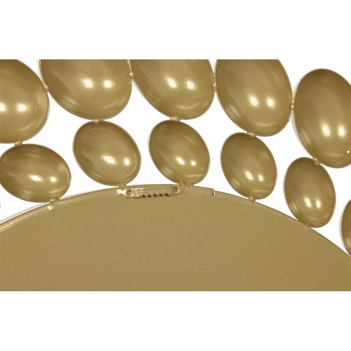 Miroir Rond Doré Design En Fer Et Verre Style Glamour Chic