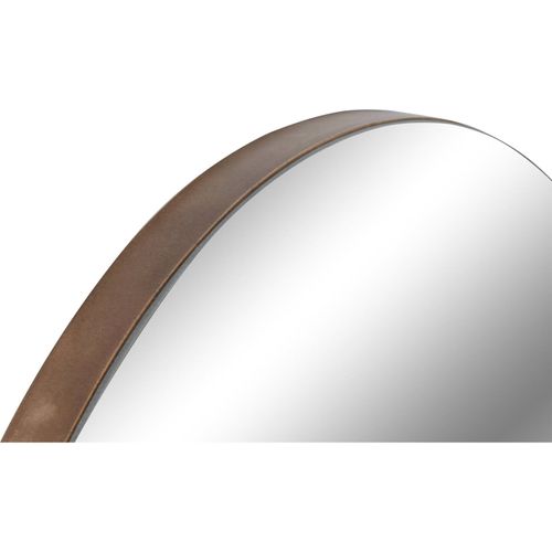 Miroir Rond En Verre Et Chêne Finition Naturelle Urban Chic