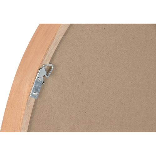 Miroir Rond En Verre Et Chêne Naturel Style Urbain Élégant