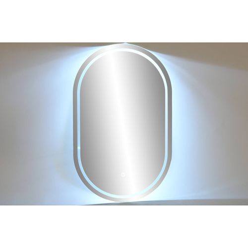 Miroir Mural LED Tactile Design Moderne Pour Salle De Bain
