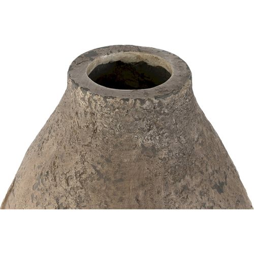 Vase Déco Magnesia Brun Style Artisanal Collection Alpino