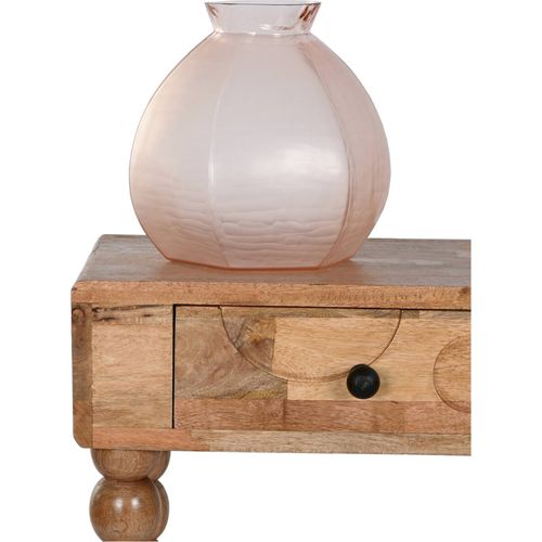 Vase En Verre Rose Finition Brillante Style Moderne Élégant