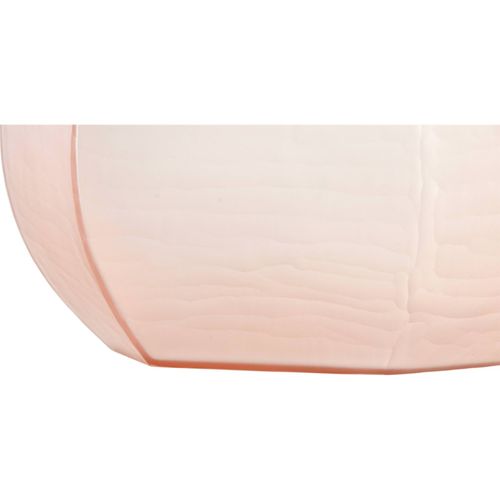 Vase En Verre Rose Finition Brillante Style Moderne Élégant