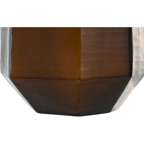 Vase En Verre Gris Foncé Émaillé Style Moderne Décoratif