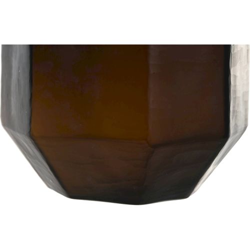 Vase Décoratif Verre Gris Foncé Finition Émaillée Moderne