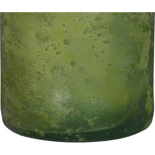 Vase Vert En Cristal Recyclé Avec Anse Style Cottage