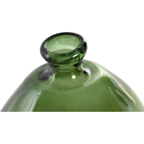 Vase En Cristal Recyclé Vert Foncé Style Organique Urban