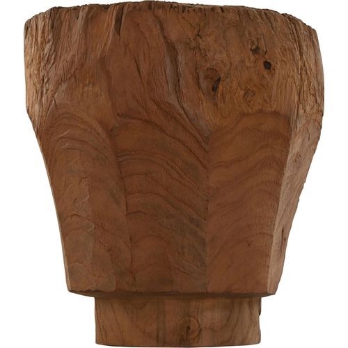 Applique Murale En Teck Fait Main Style Naturel Chaleureux