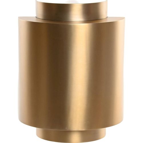 Applique Murale Dorée En Acier Patiné Design Élégant