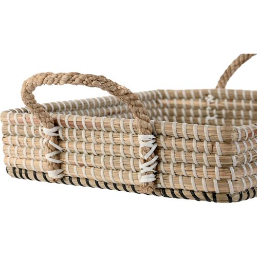 Plateau Décoratif En Jacinthe De Mer Naturel Style Urban Chic