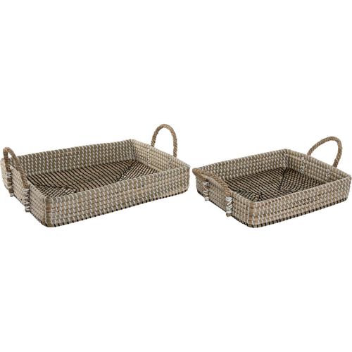 Plateau Décoratif En Jacinthe De Mer Naturel Style Urban Chic