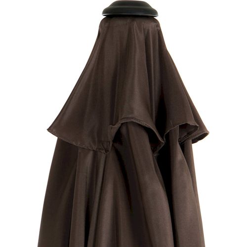 Parasol Pliant En Acier Et Polyester Pour Jardin Élégant