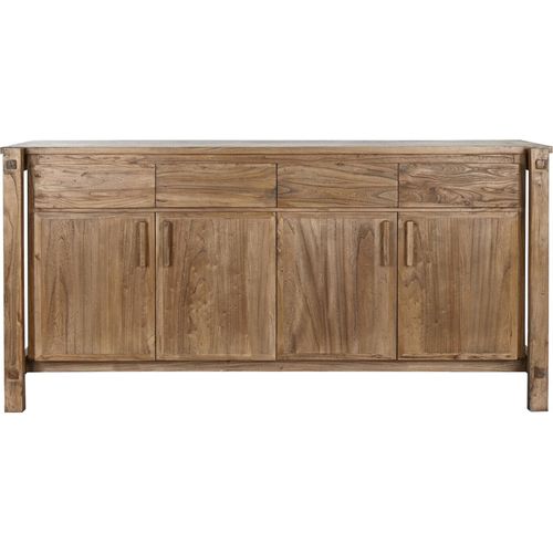 Buffet En Bois Recyclé Orme Style Oriental Élégant