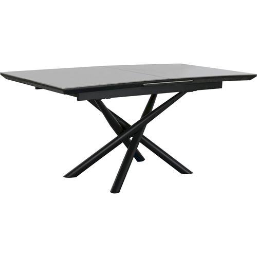 Table De Salle à Manger Moderne En Céramique Et Métal Gris