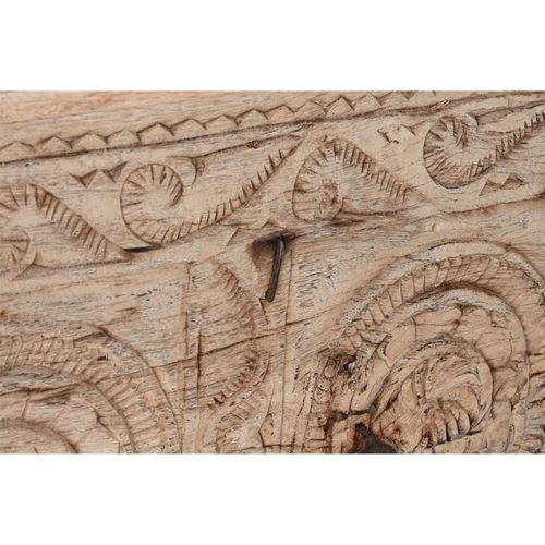 Table Console En Bois Exotique Sculpté Design Naturel