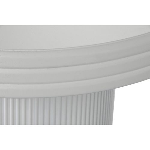 Table Basse Blanche Élégante En Bois Mdf Style Contemporain