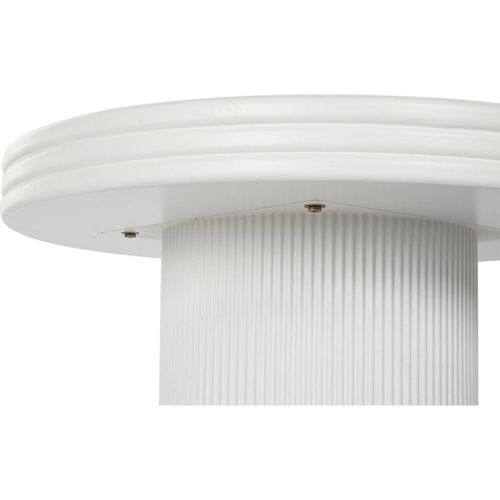 Table Basse Blanche Élégante En Bois Mdf Style Contemporain