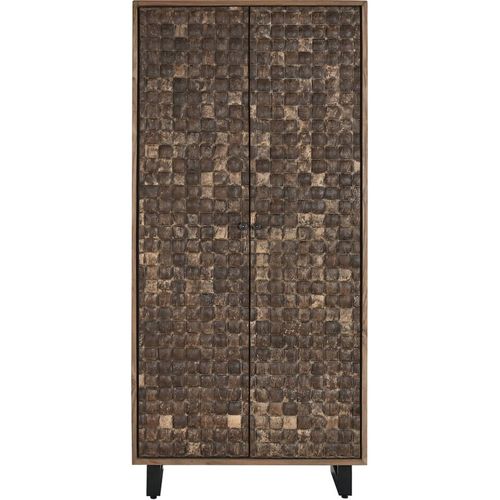 Armoire Élégante En Teck Recyclé Pour Un Intérieur Raffiné