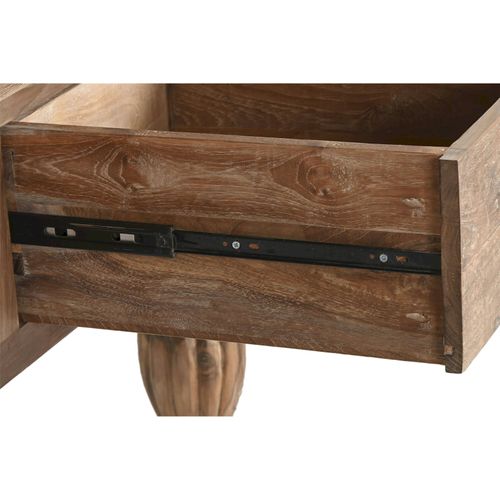 Console Élégante En Teck Recyclé Avec Tiroirs Pratiques