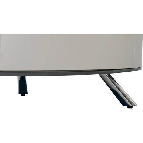 Table Basse Élégante En Marbre Et Acier Minimaliste