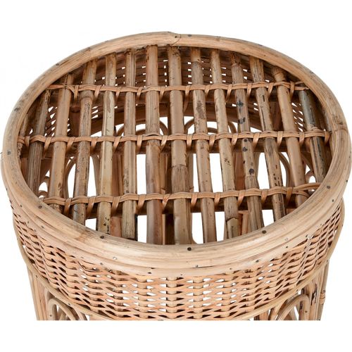 Table D'appoint En Osier Naturel Style Balinais