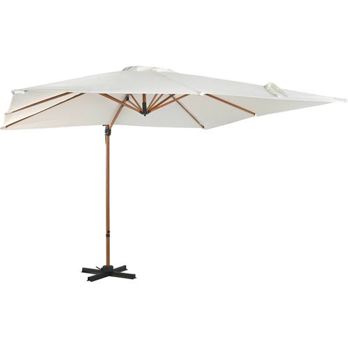 Parasol Rotatif En Acier Et Polyester Pour Terrasse Élégante