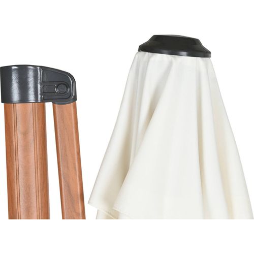 Parasol Rotatif En Acier Et Polyester Pour Terrasse Élégante