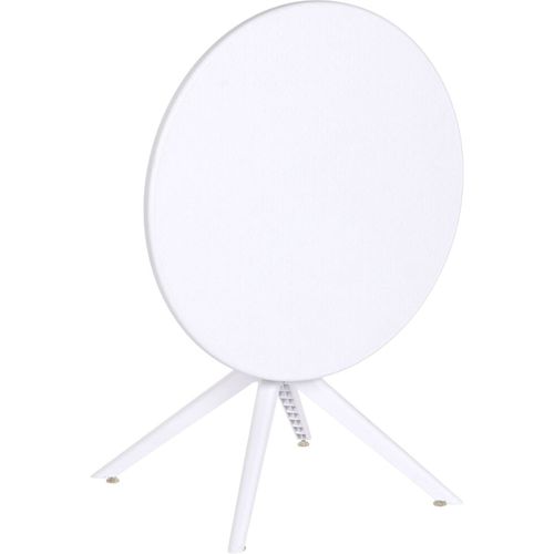 Table De Repas Blanche Design En Métal Recyclé Pour Terrasse Et Jardin