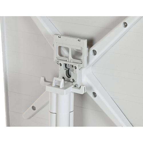 Table De Repas Grise Design En Métal Recyclé Pour Terrasse Et Jardin