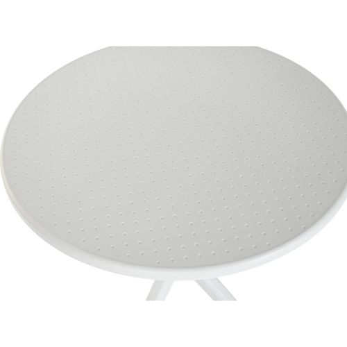 Table Repas Grise Métal Recyclé Style Moderne Terrasse Jardin