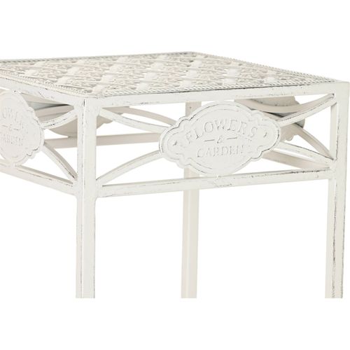 Table D'appoint Élégante En Métal Pour Extérieur