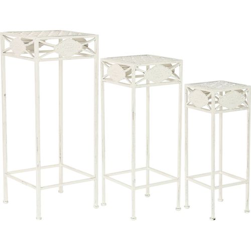 Table D'appoint Élégante En Métal Pour Extérieur