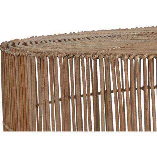 Table Basse Rattan Naturel Style Balinais Élégant
