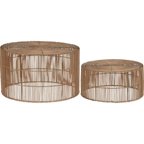 Table Basse Rattan Naturel Style Balinais Élégant