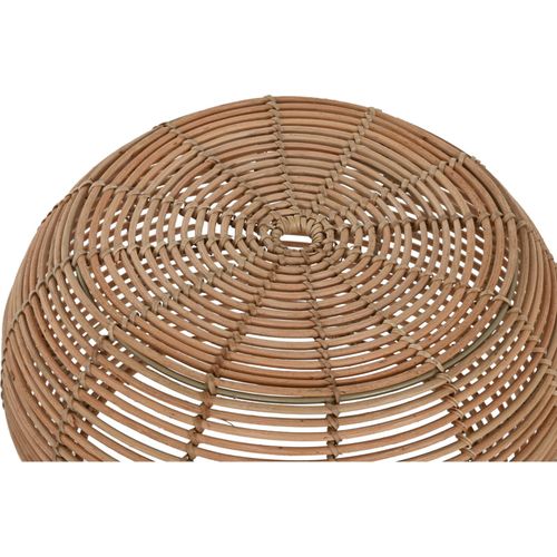 Table d'appoint En Rotin Naturel Pour Salon Élégant