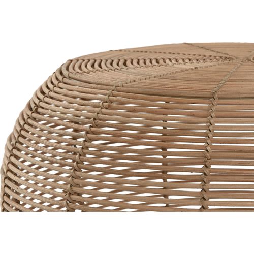 Table d'appoint En Rotin Naturel Pour Salon Élégant