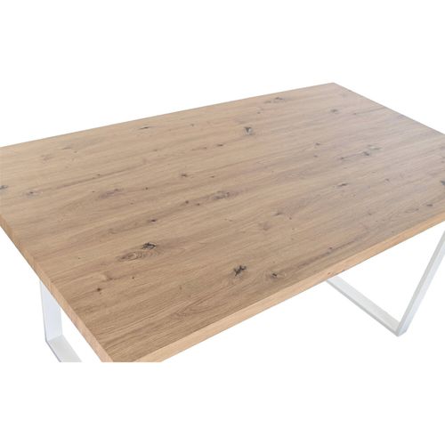 Table De Salle à Manger Style Vintage Bois Et Fer