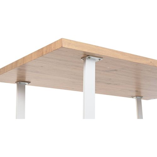 Table De Salle à Manger Style Vintage Bois Et Fer