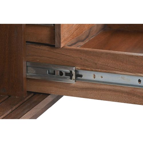 Meuble TV Acacia Terrazzo Style Oriental Et Moderne