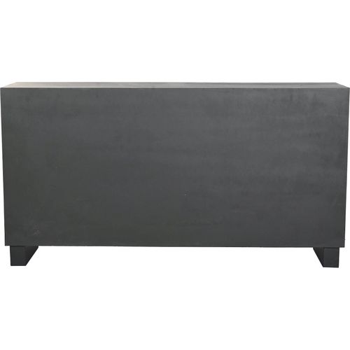 Buffet Design Bois Sculpté Inspiration Tronc Naturel Style Balinais