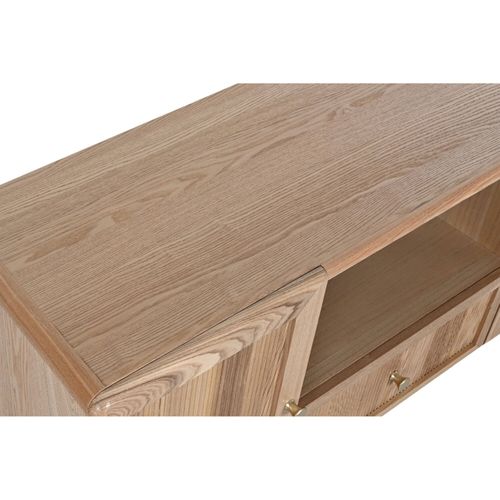 Meuble TV Scandinave Bois Clair Style Épuré Salon Moderne