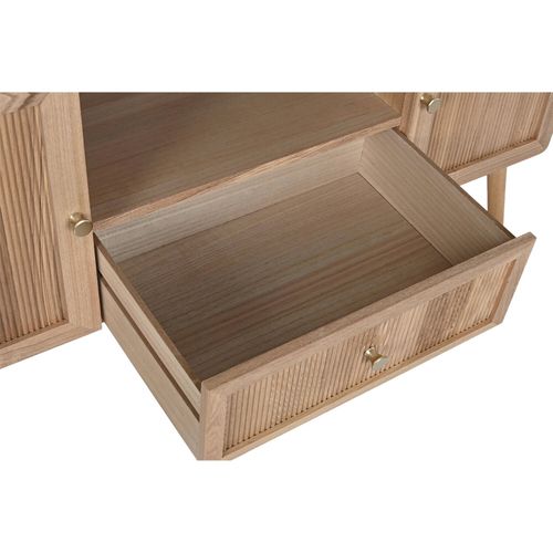 Meuble TV Scandinave Bois Clair Style Épuré Salon Moderne