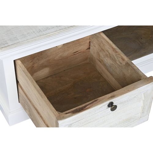 Table Basse Romantique En Bois De Manguier Esprit Méditerranéen