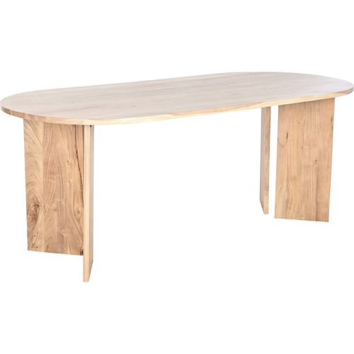 Table De Salle à Manger En Acacia Style Scandinave Épuré