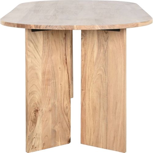 Table De Salle à Manger En Acacia Style Scandinave Épuré