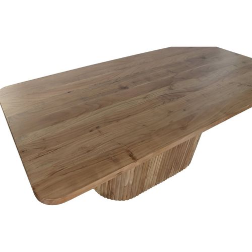 Table De Salle à Manger Scandinave En Acacia Style Naturel